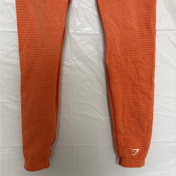 NWOT Gymshark Vital Seamless 2.0 Leggings, Orange Apricot Marl, size small - Picture 7 of 9